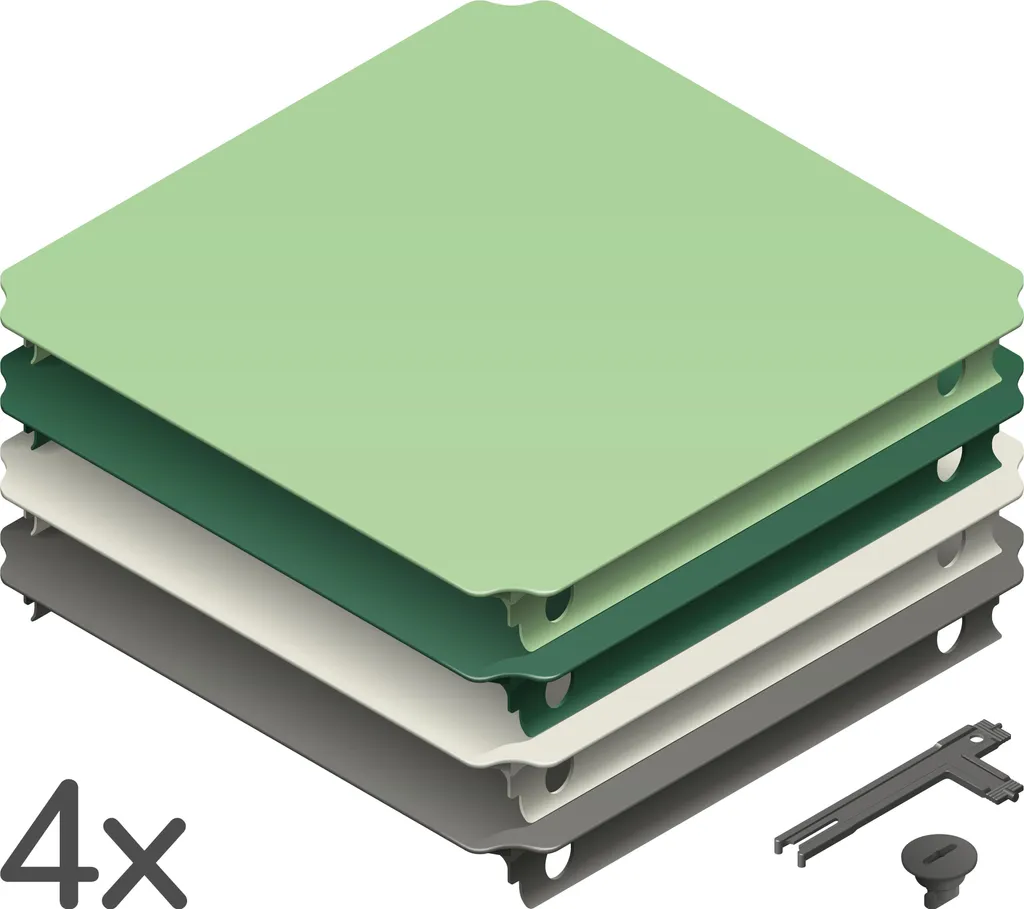 Quadro Set de Panneaux S Mint - Kit d'Extension 4 Panneaux pour Enfant