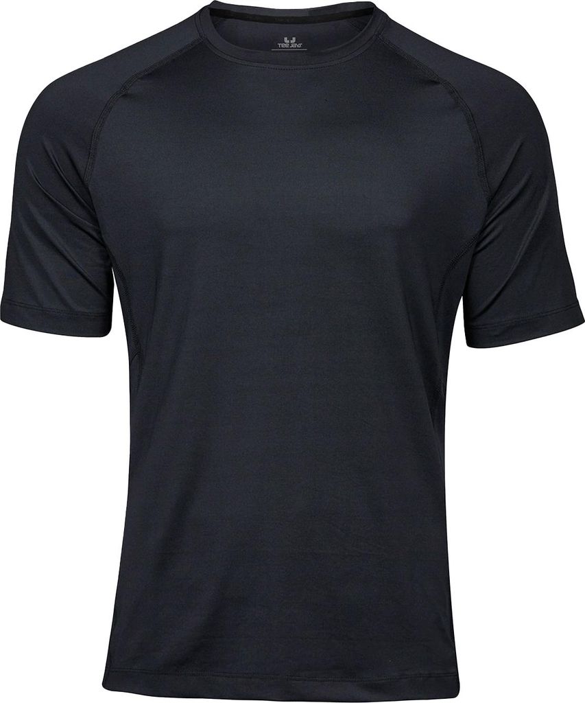 Tee Jays - T-Shirt für Herren, CoolDry RW10862 (S) (Schwarz)