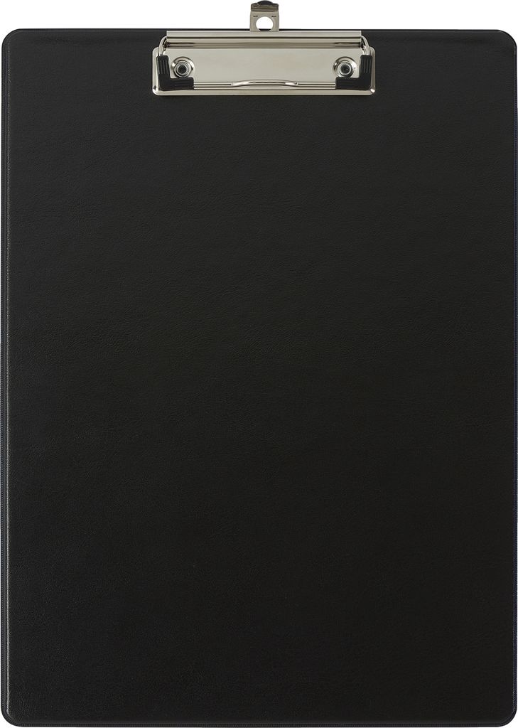 Exacompta 10x Klemmbrett mit Hülle - Format 23x32cm für A4 - Schwarz - 19291E