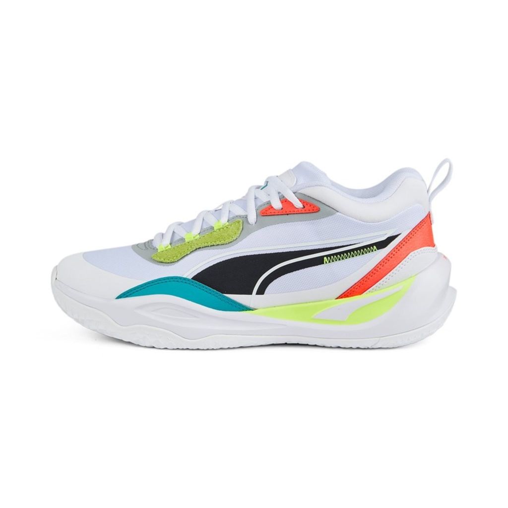 PUMA Playmaker Pro Basketballschuhe Unisex puma white/fiery Image du produit 