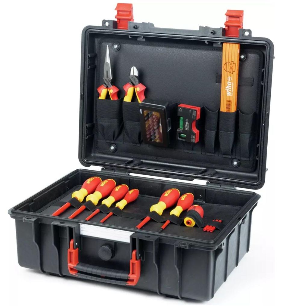 Wiha Werkzeugkoffer Basic Set L electric 46-tlg. Produktbild 