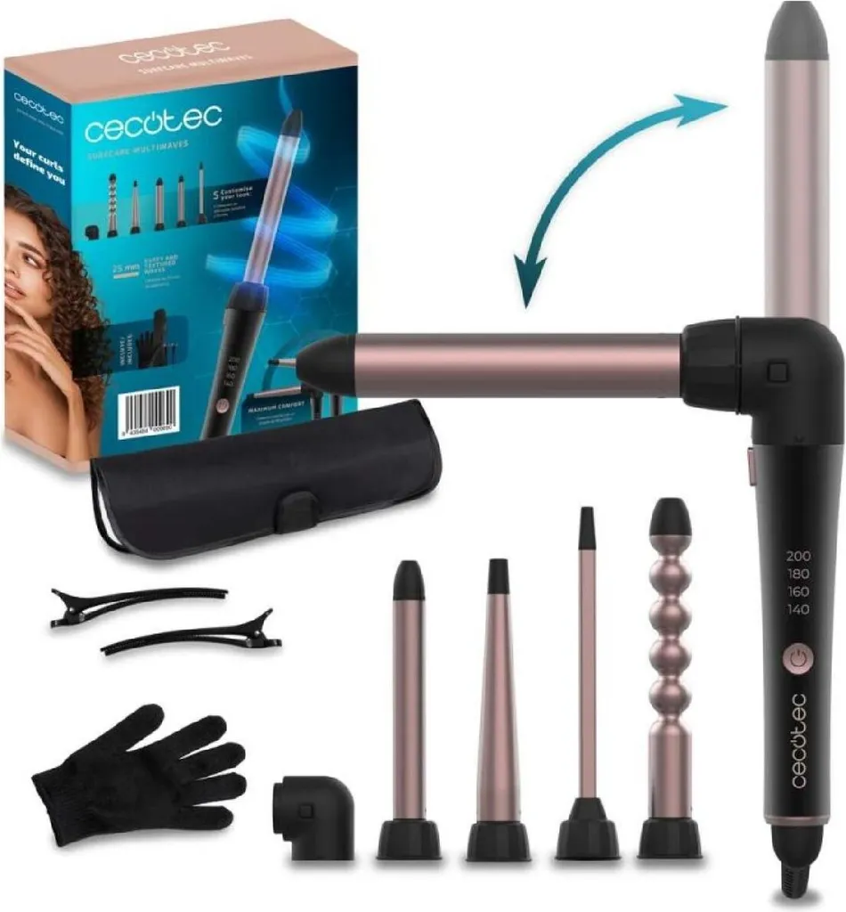 Fer à onduler Cecotec MultiWaves contre les cheveux plats sans volume - 6