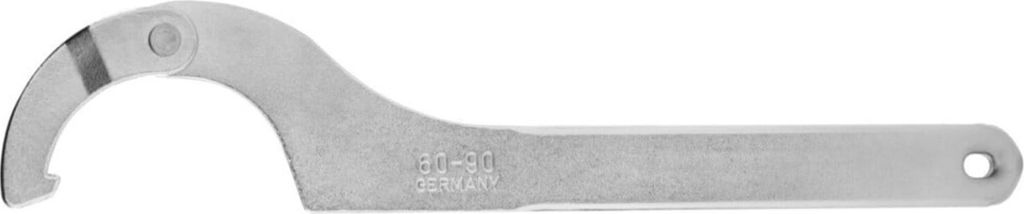 Gelenkhakenschlüssel 60-90mm m.Nase Indstrieausf. gehärtet Produktbild 