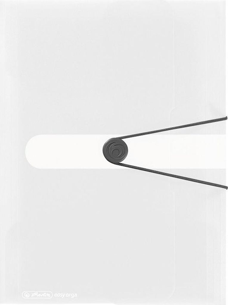 Herlitz Gummizugmappe A4 PP transparent farblos