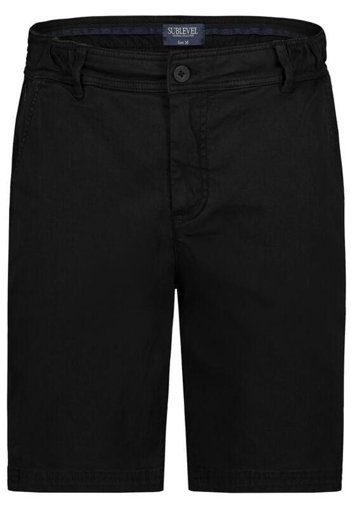Sublevel Short Herren CHINO SHORTS schwarz XXL