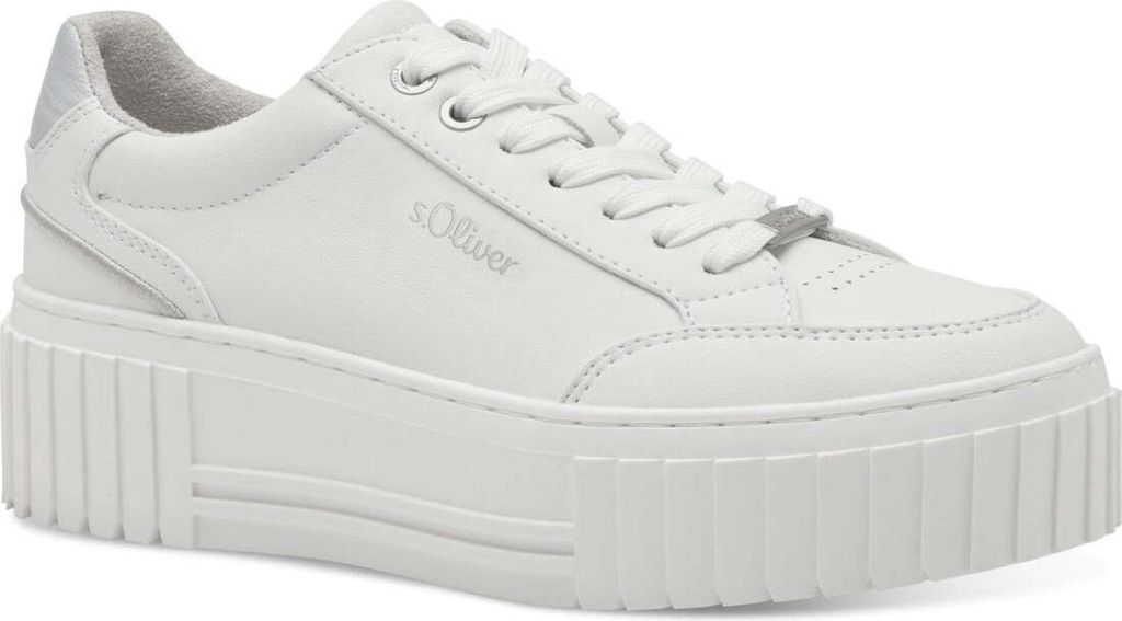 s.Oliver Damen Sneaker 5-23662-42 100 Farbe: Weiß Größe: 39 Produktbild 