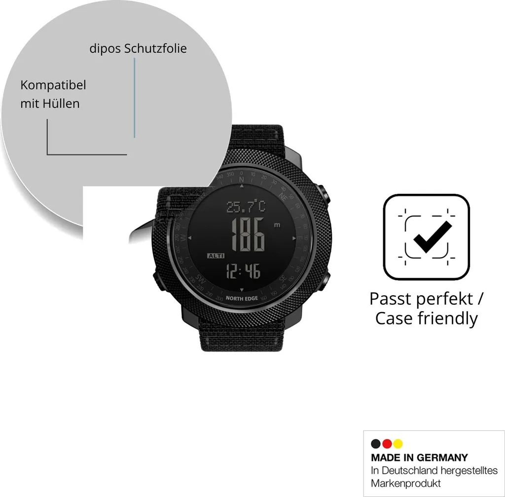 Pellicola Protettiva dipos North Edge Apache 3 - Clear 6 Pezzi - 5