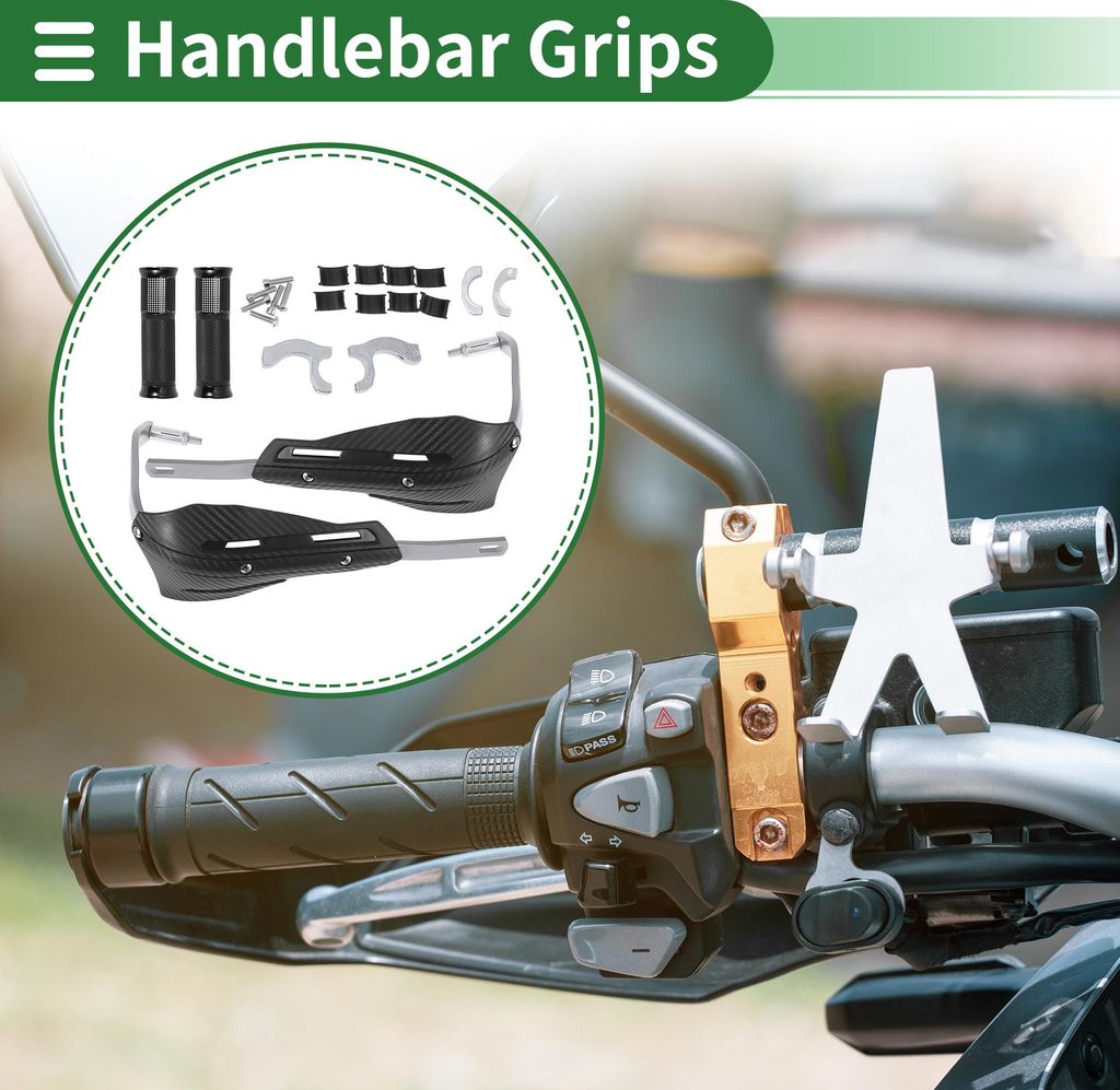 7/8" 22mm 15/16" 24mm Motorrad Lenkergriffe Abdeckung Kit Aluminiumlegierung Gummi Lenkergriffe 1 Satz Diamantmuster Seite Schachbrettmuster