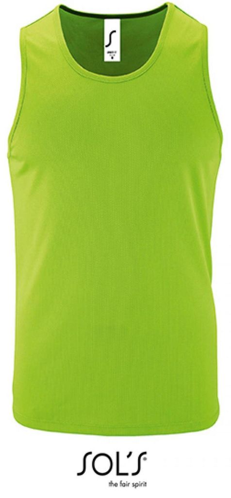 SOLs 02073 | Herren Sports Tank Top Sporty - Farbe: Neon Green - Größe: M