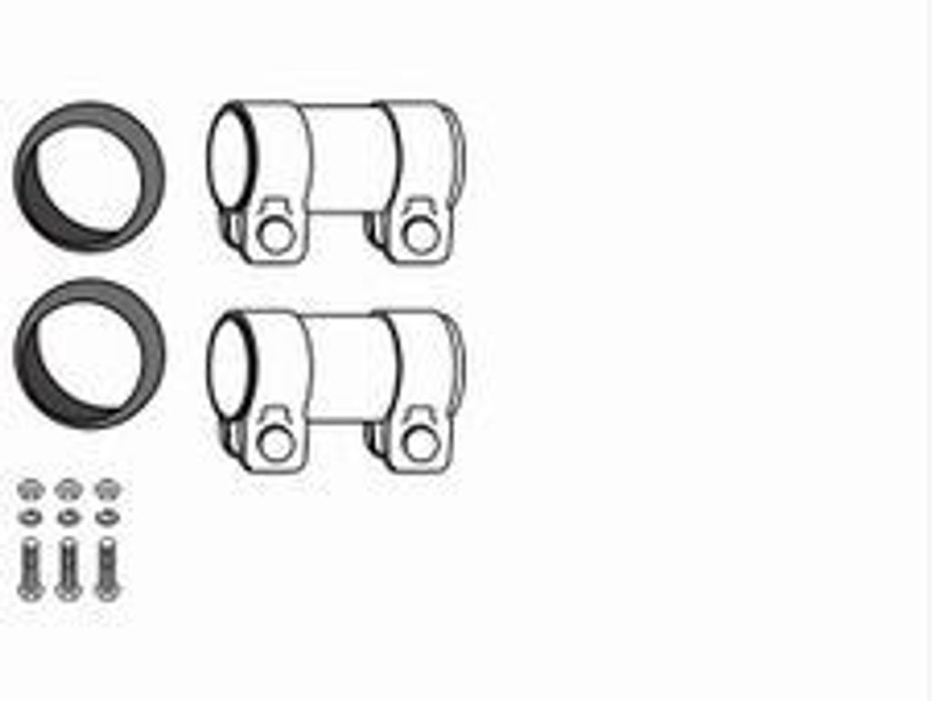 HJS Montagesatz Katalysator 82 12 2307 für BMW 5 Limousine (E39)