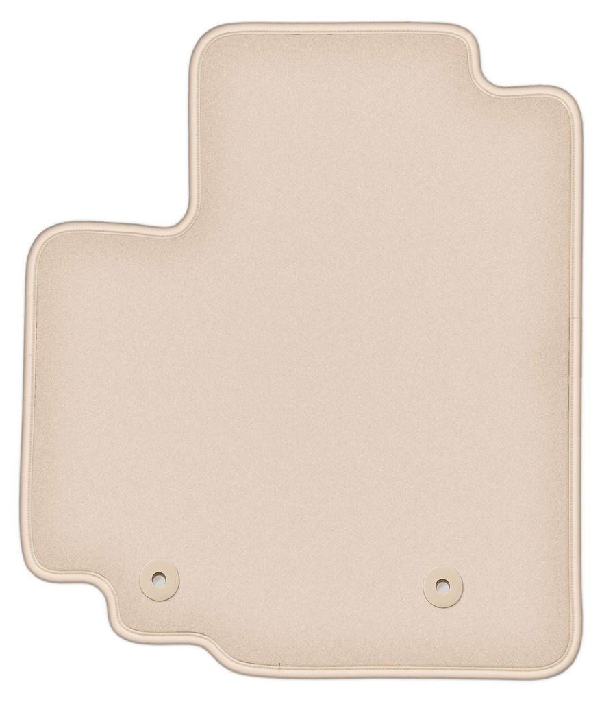 DURBAN Beige Velours-Fahrerfußmatte für Opel Agila B Schrägheck (2008-2014)