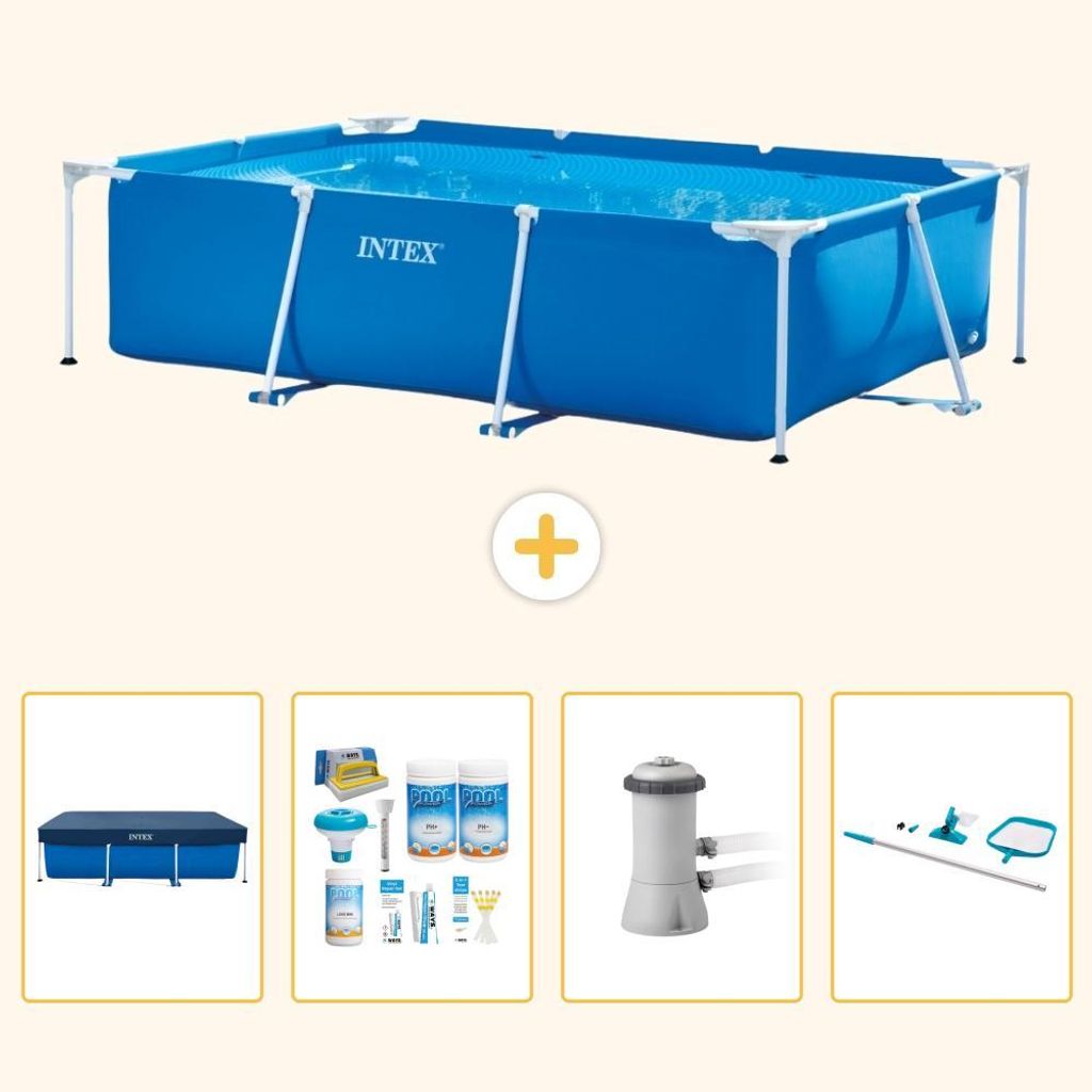 Rechteckiger Frame Pool - 300x200x75 cm - 5-teilig SCB7 Produktbild 