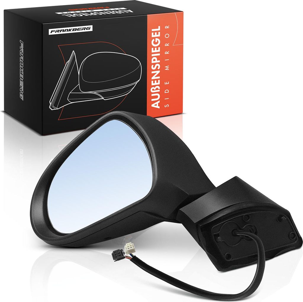Frankberg 1x Außenspiegel Links für Peugeot 207 WA WC 207 CC WD 207 SW WK 1.4L 1.6L 2006-2015