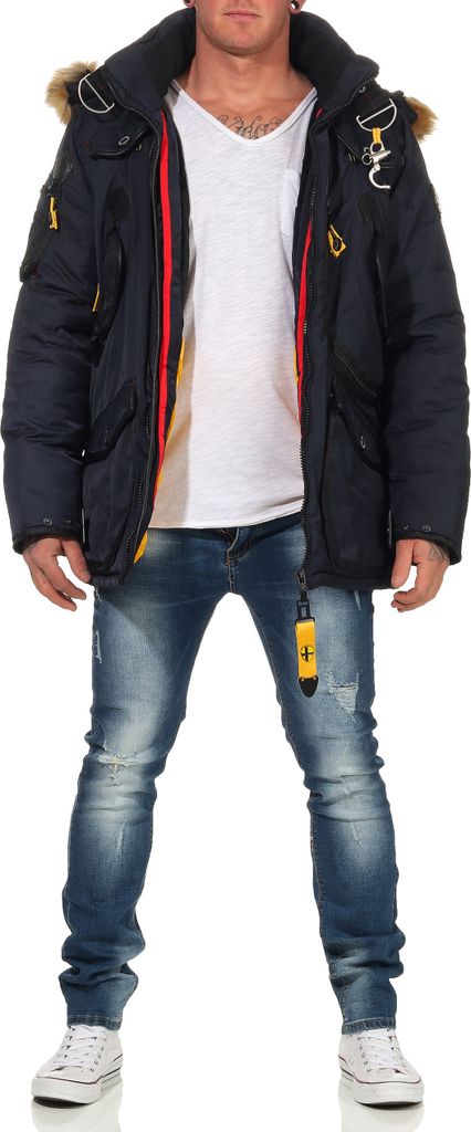 Geographical Norway warme Herren Winterjacke Anorak Produktbild 2
