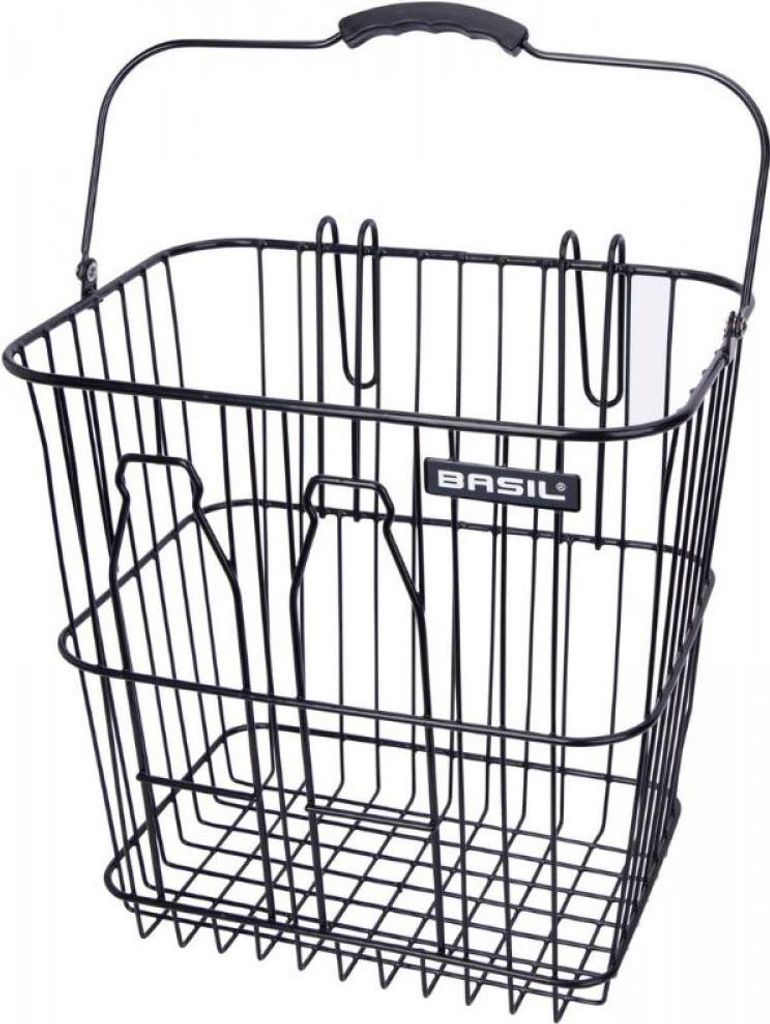 Basil Bottle Basket Schwarz, Engmaschig Produktbild 