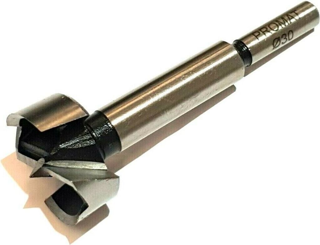 Promat Forstnerbohrer Ø 30 mm Gesamtlänge 90 mm Schaft-Ø 8 mm