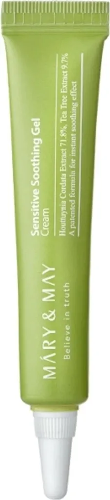 Soin Visage de Voyage Mary&May Sensitive Gel Crème Apaisant 12g Tube