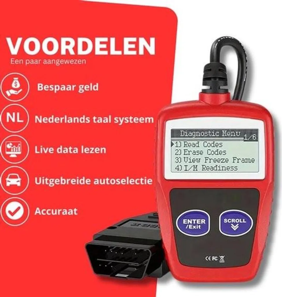 Scanner OBD2 Lecteur de Code Voiture pour Diagnostic Moteur Multilingue - 3