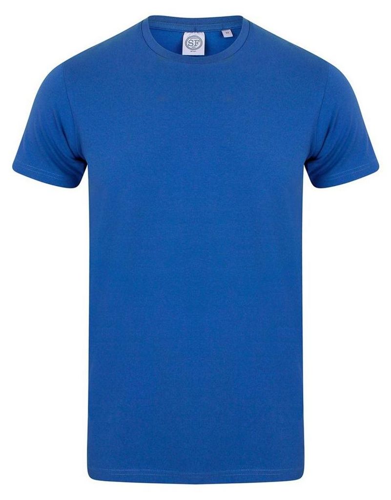 SF Men - "Feel Good" T-Shirt für Herren, Stretch LT4588 (S) (Königsblau)