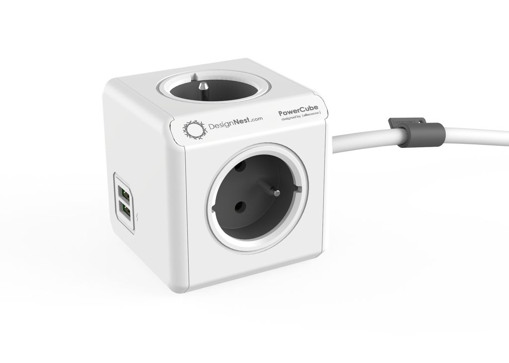 Allocacoc PowerCube extended usb Image du produit 