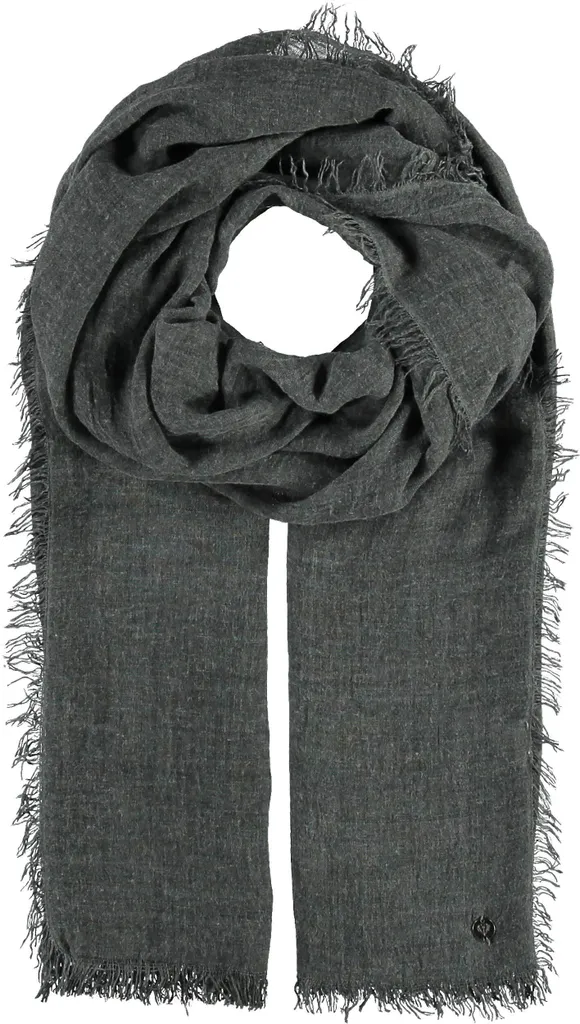FRAAS sciarpa Polyester Stola Black nero