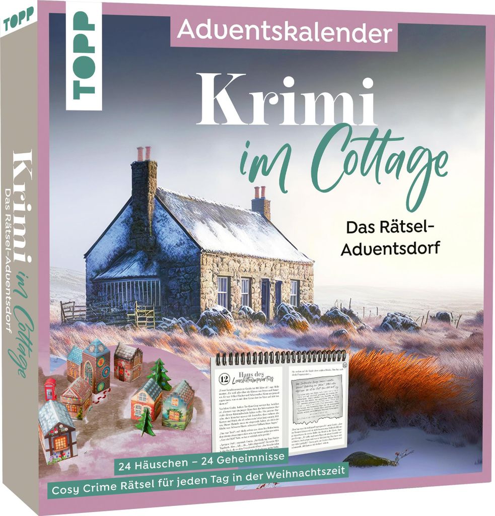 Krimi im Cottage - Das Rätsel-Weihnachtsdorf - Adventskalender