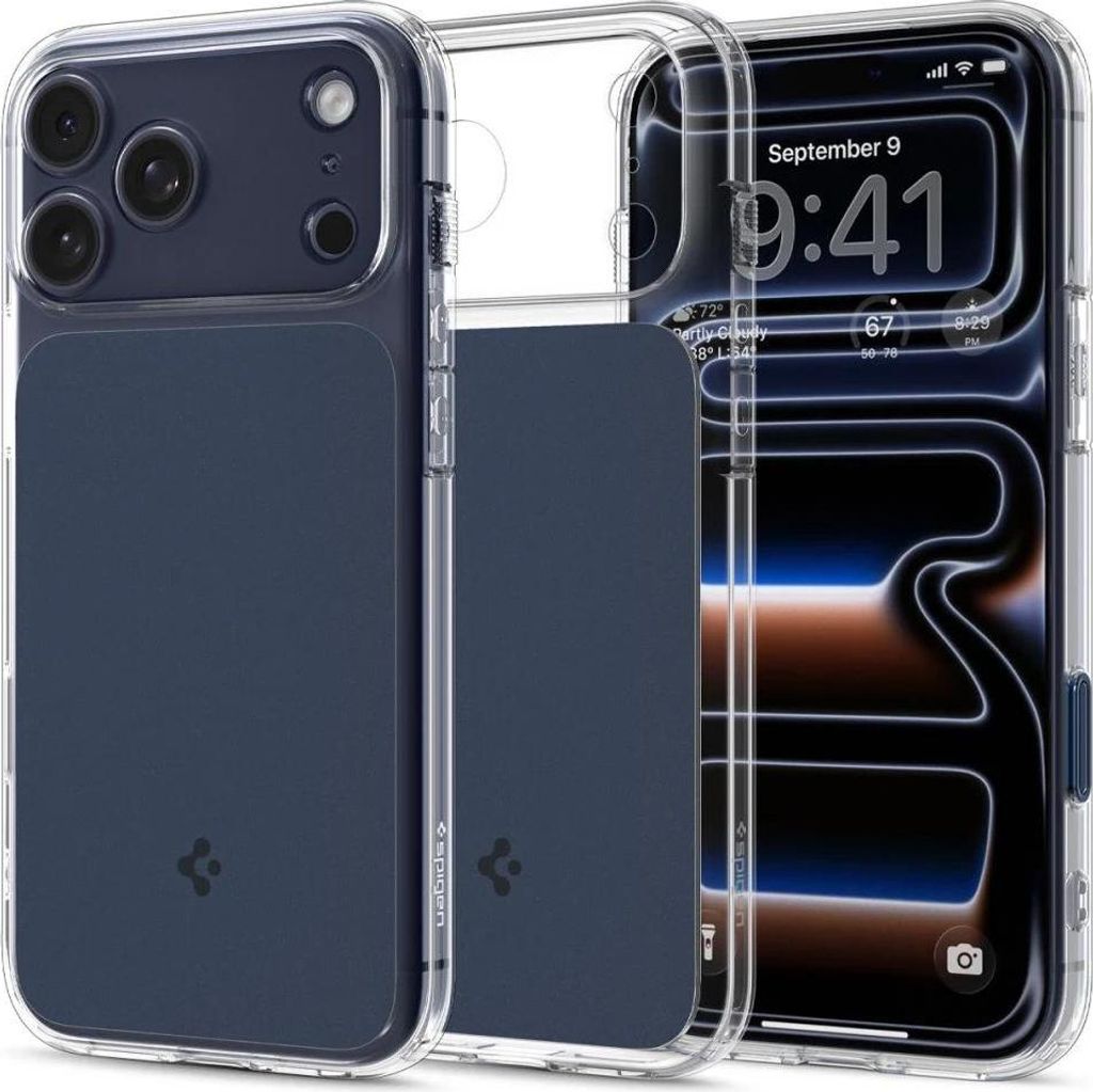 Spigen Ultra Hybrid T (MagFit), Cover, Apple, iPhone 17 Pro Max, 17,5 cm (6.9"), Blau