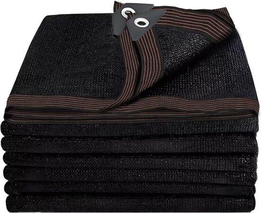 Schattennetz für Garten und Gewächshaus 2,5x4m schwarz