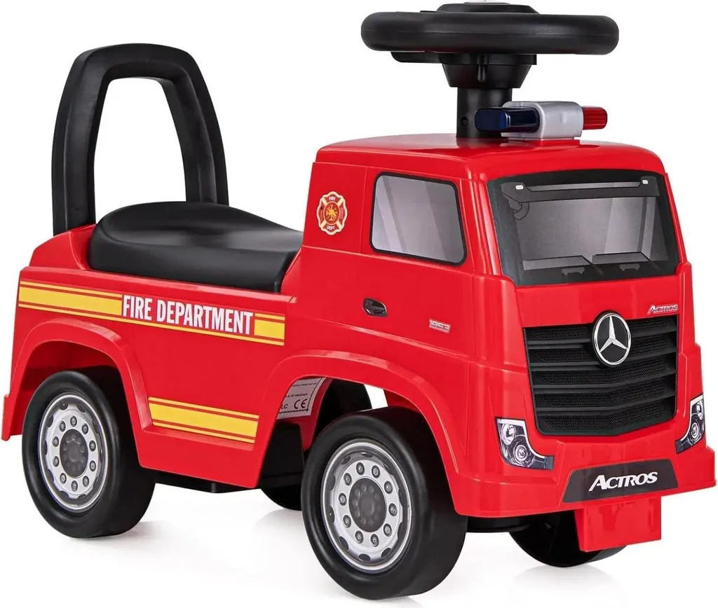 Porteur pompier sécurisé anti-basculement avec rangement pour petit