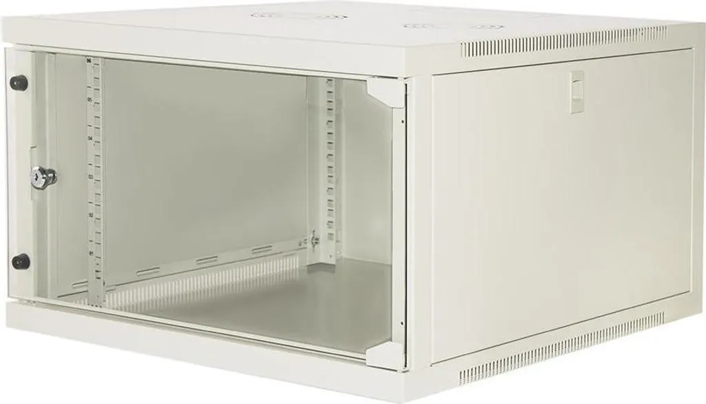 Baie de brassage 6U blanche pour réseau domestique et petit bureau
