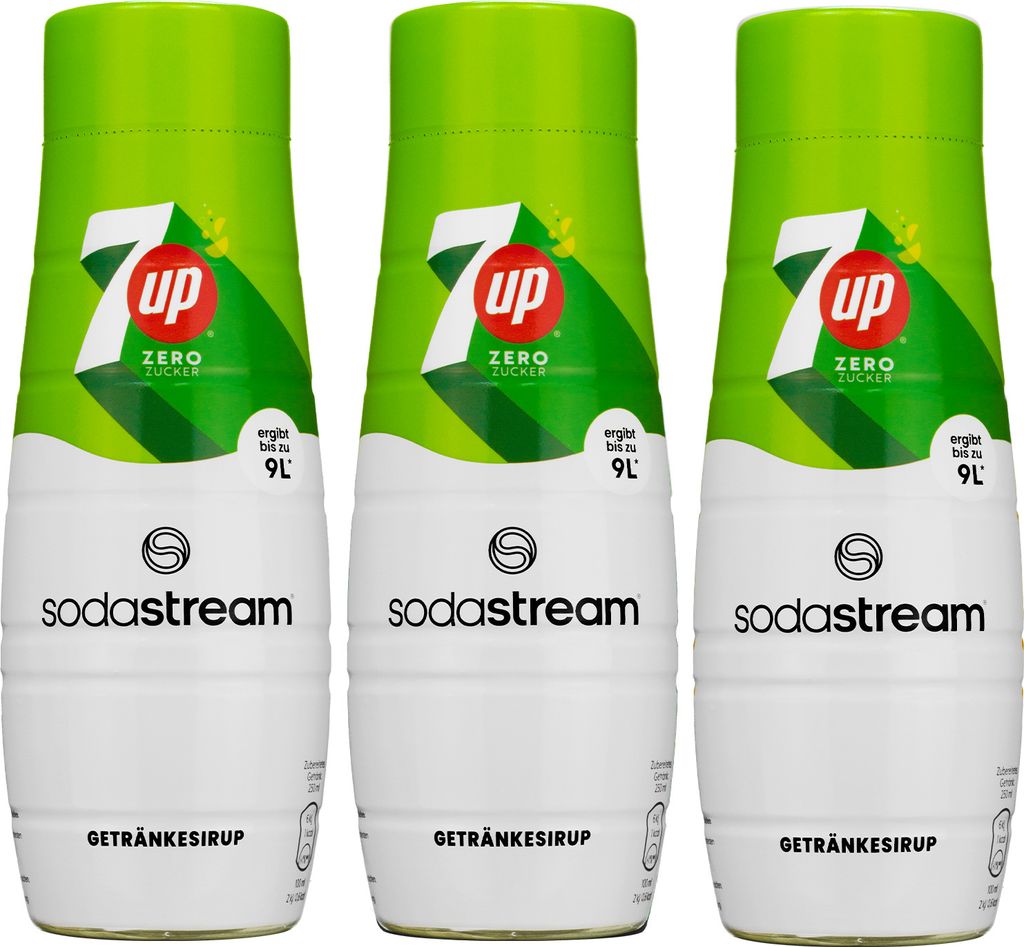 Sodastream 7UP Free Zero sirop, 440 ml, 3 pièces Image du produit 