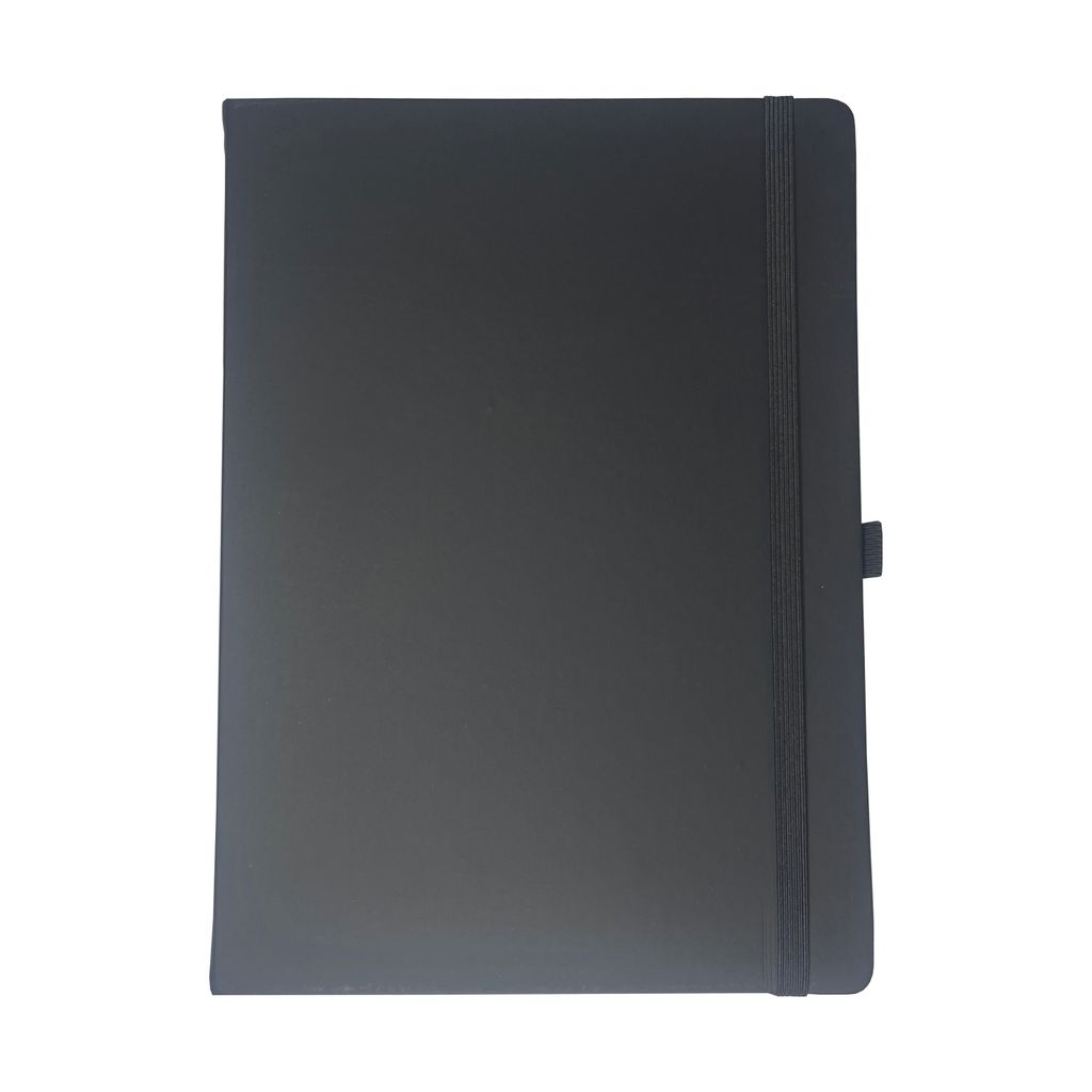 DULA Notitieboek A4 Zwart gelinieerd met harde kaft