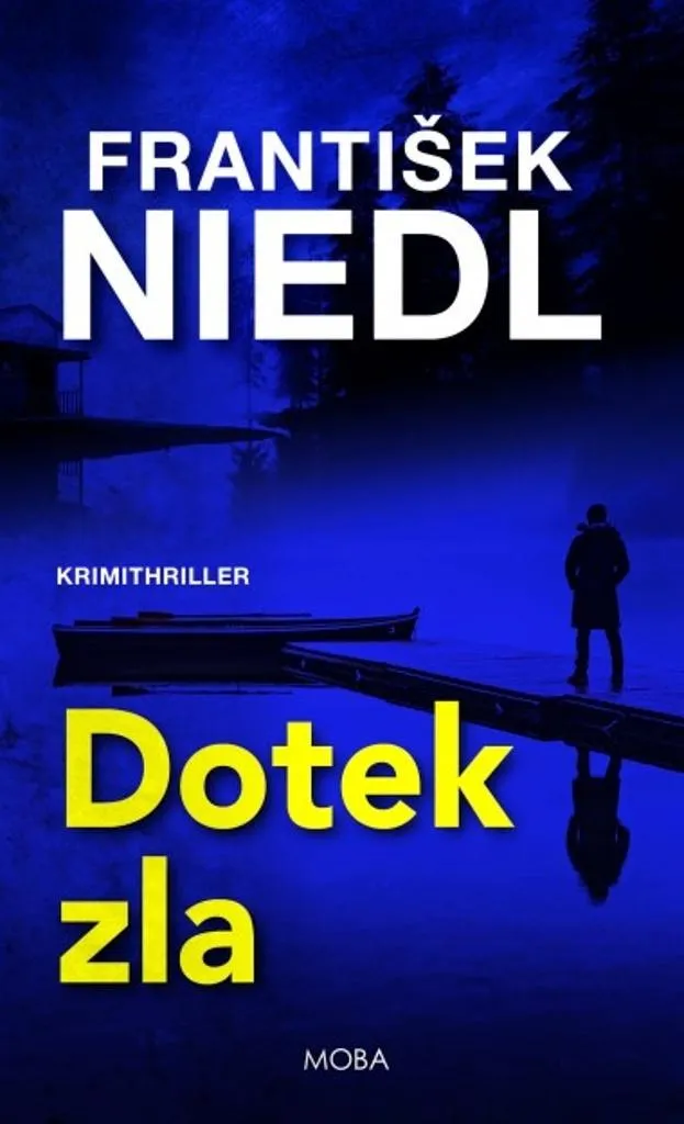 Livre Dotek zla de František Niedl - Roman policier noir grand format