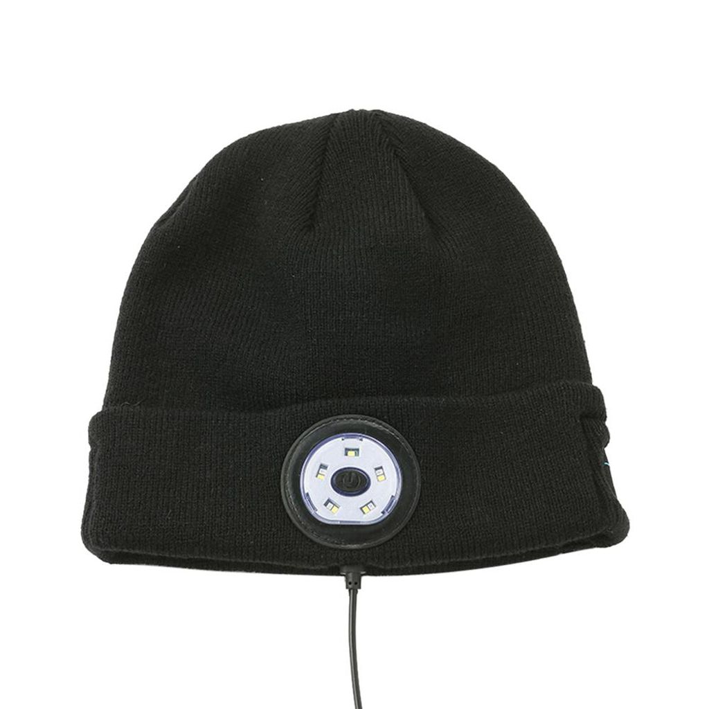 Berretto corto in maglia elettrica, cappello riscaldabile lavabile e