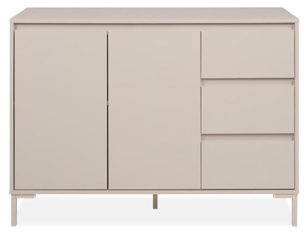 CALICOSY - Sideboard 2 Türen und 3 Schubladen, kaschmirfarben B 120 cm - NERIO