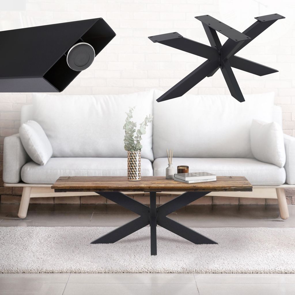 ML-Design nohy stola Spider cross frame, 98x58x43 cm, Obrázok produktu 
