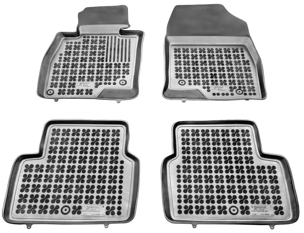 Tappetini Gomma 3D Per Auto Mazda 6 III SW (2013-2018) – Set 4 Pezzi Antiscivolo + Raschietto