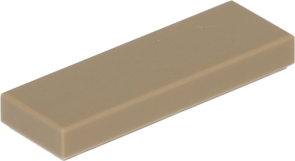 Lego 1x3 Fliesen 63864 - 250 Stück Dunkles Beige