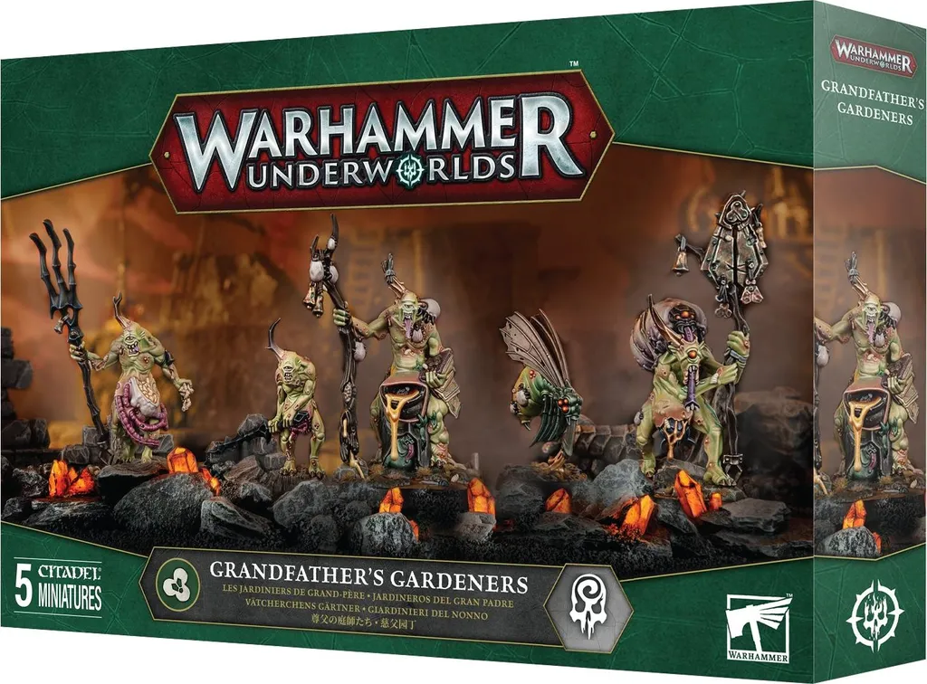 Bande de Figurines Nurgle Warhammer Underworlds Gardeners