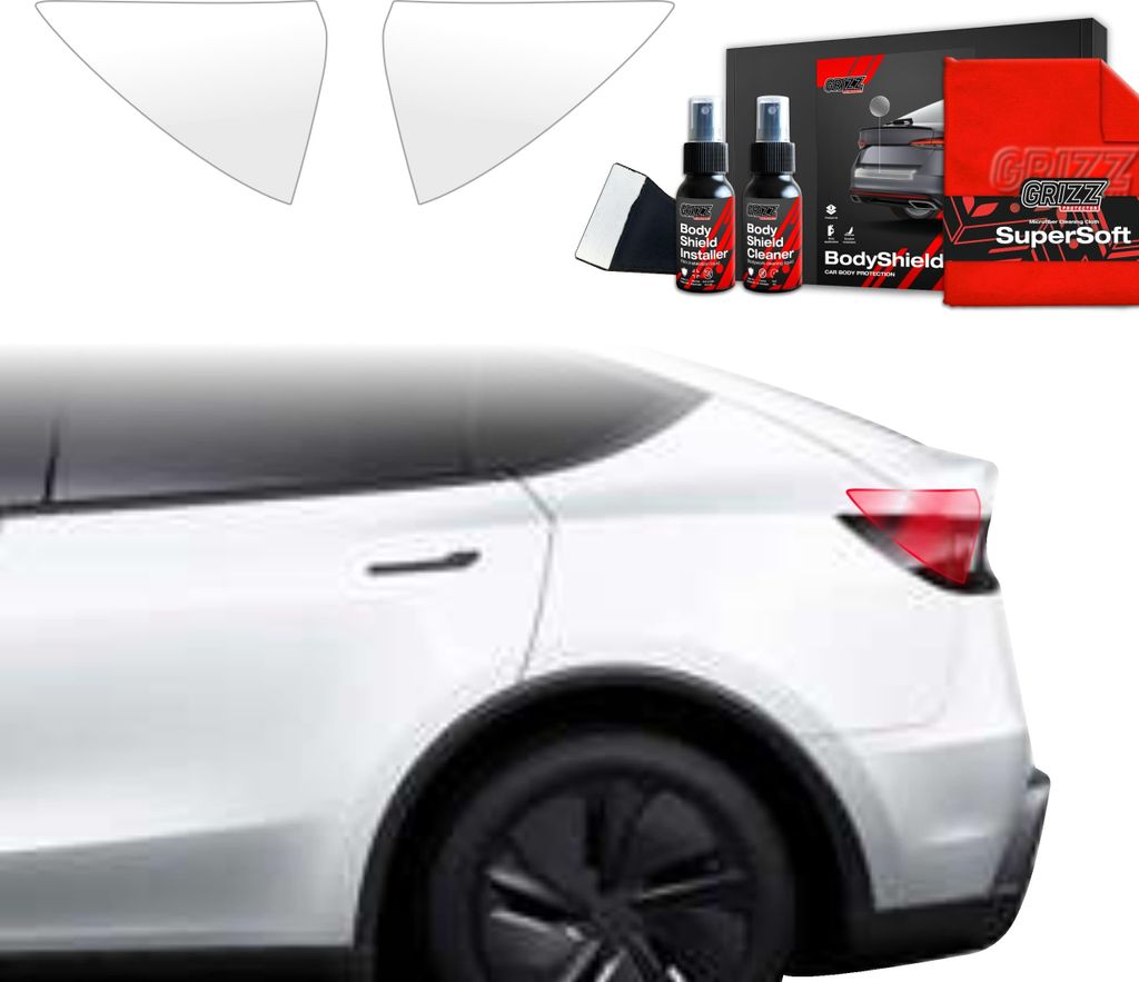 2in1 Schutzfolie Grizz Protector für Scheinwerfer - Tesla Model Y Juniper (2024-2025)
