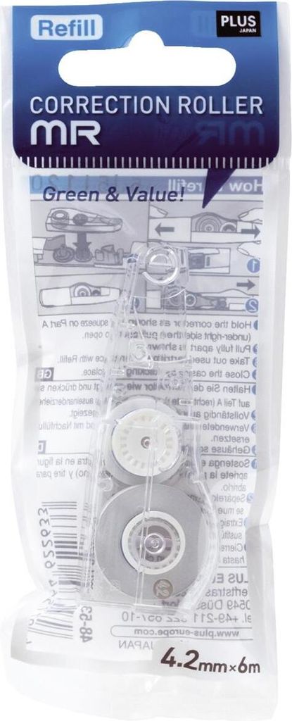 Plus Japan 48532 Wkład korekcyjny w rolce 4,2 mm x 6 m(S) Zdjęcie produktu 