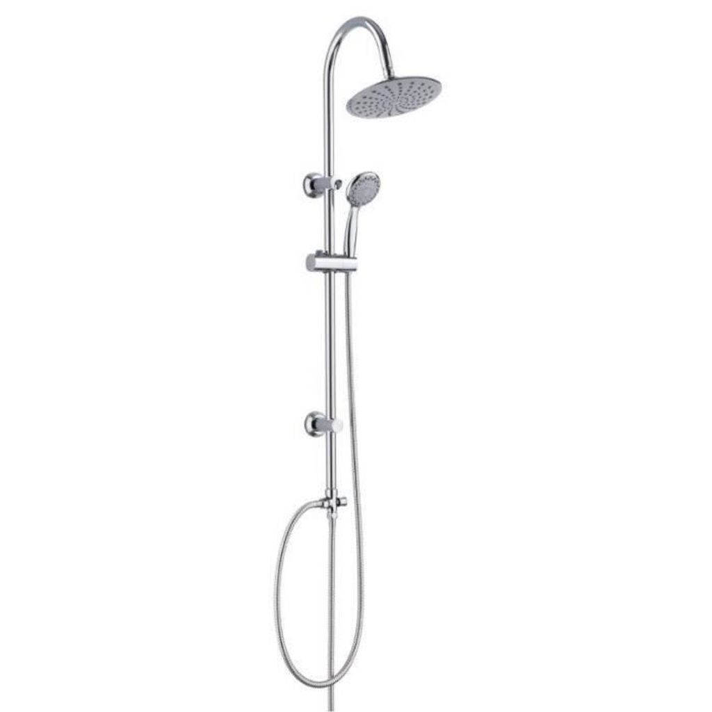 ROUSSEAU Dunedin Chrom Duschpaneel ohne Wasserhahn