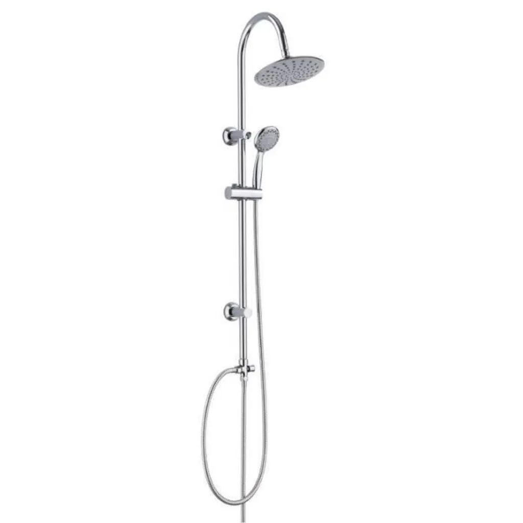 Panneau de douche Dunedin ROUSSEAU Chrome avec buses massantes intégrées