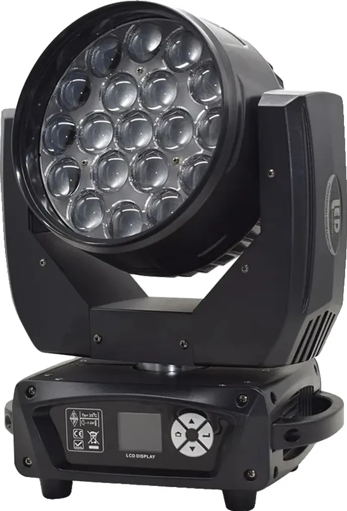 Projecteur Lyre Asservie RGBW 19x15W, Éclairage Scénique Pro NEIN298