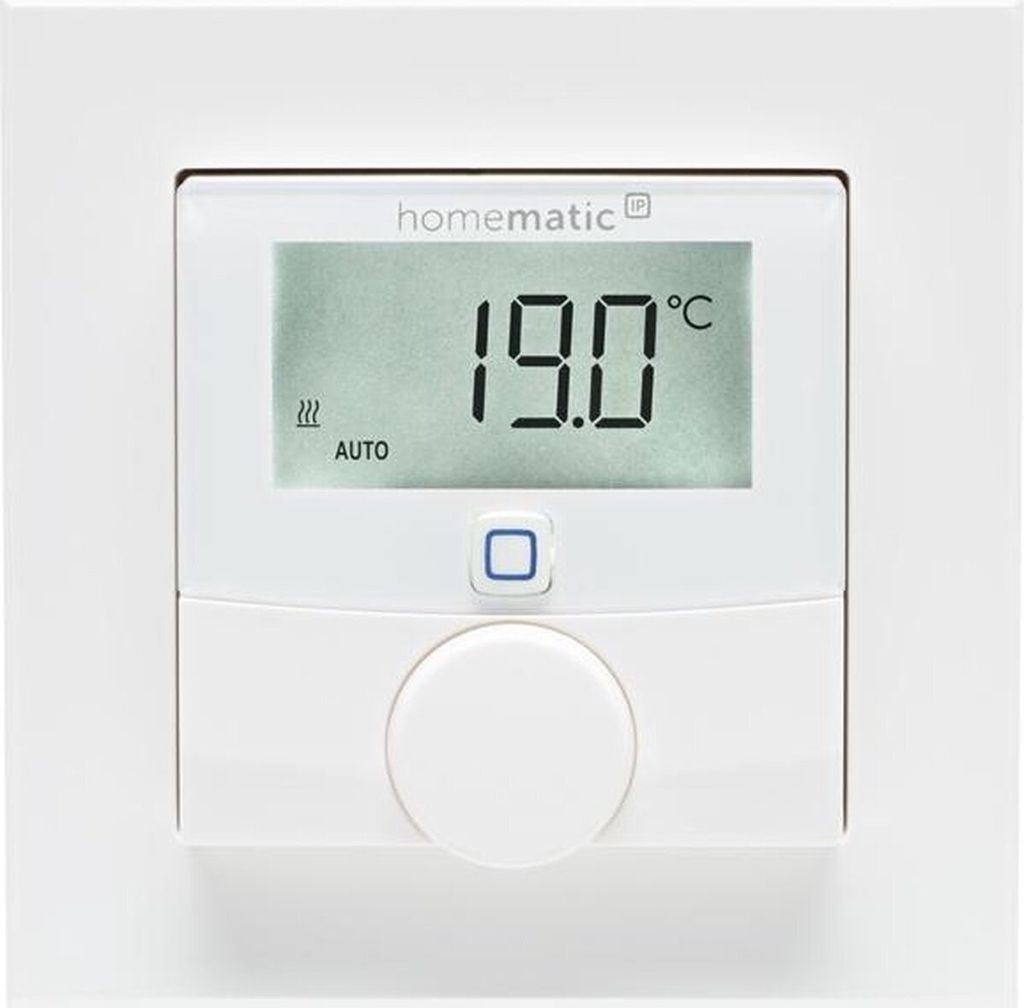 Homematic IP Wandthermostat mit Luftfeuchtigkeitssensor Produktbild 
