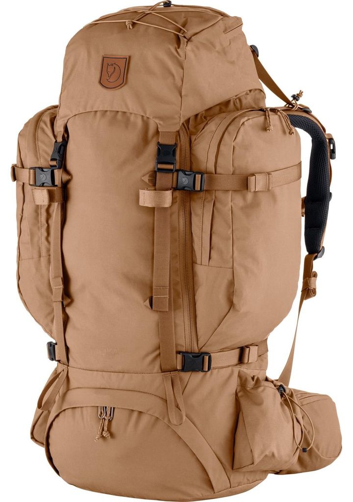 Fjällräven Kajka 75 M/L Wanderrucksack (Volumen 75 Liter/ Gewicht 3,39 kg/ Rückenlänge von 44 bis 59 cm) Khaki Dust