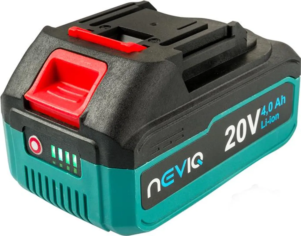 Batterie NEVIQ 20 V 4,0 Ah pour Perceuse et Visseuse sans Fil de Jardin