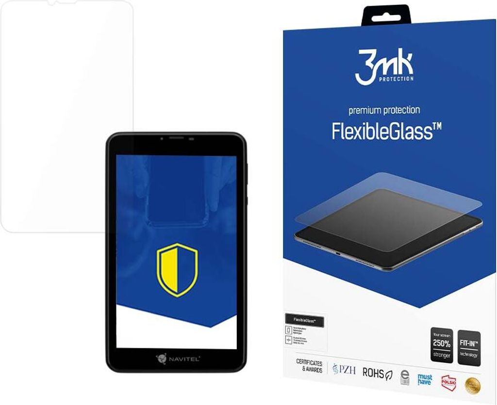 3mk Display Hybridglas FlexibleGlass für Navitel T757 LTE 0,3mm 7H