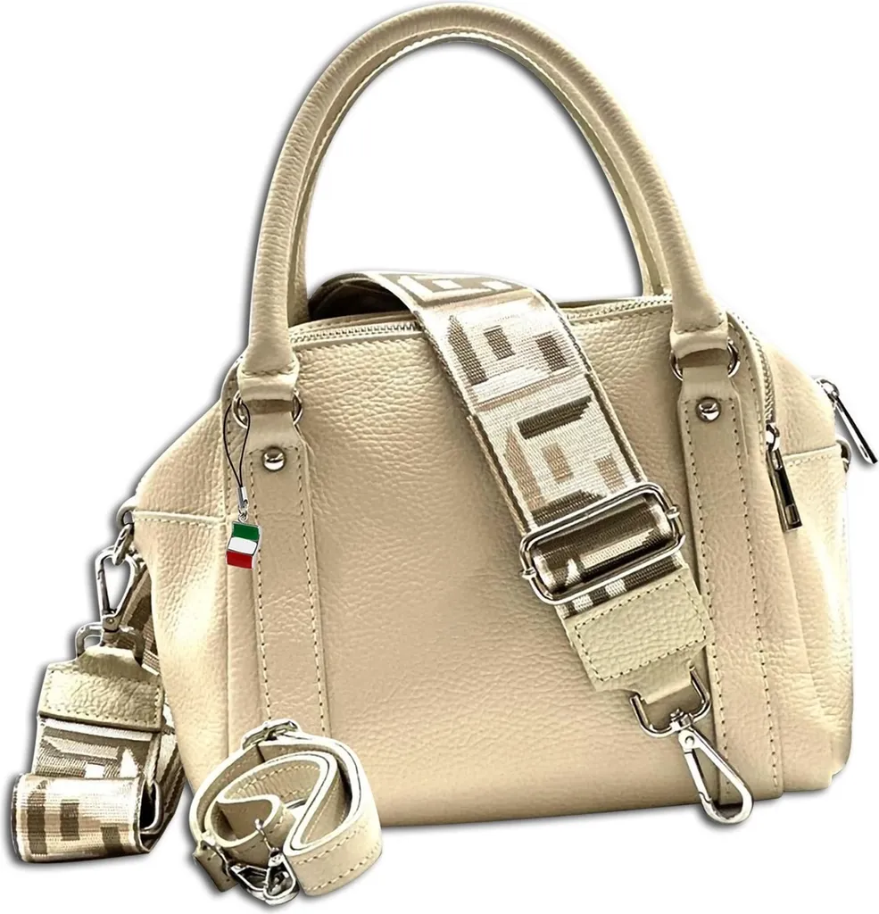 Sac beige Florence en cuir : Fini le désordre dans votre sac de ville