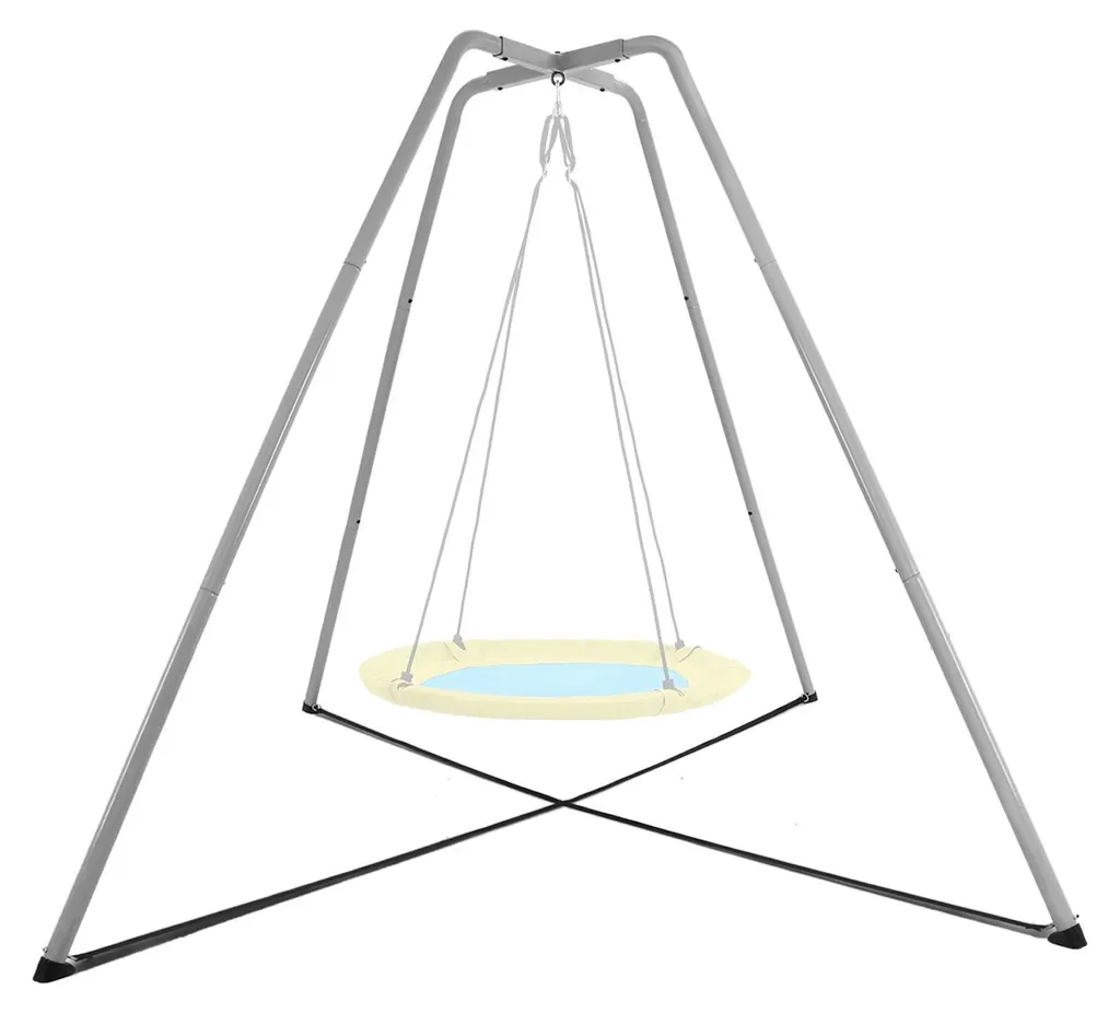 Support de fixation pour balançoire nid d'oiseau - Set gris résistant - 10